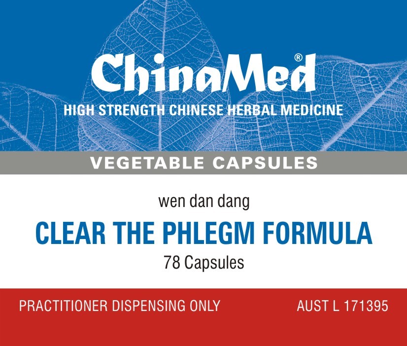CLEAR THE PHLEGM Formula - wen dan tang