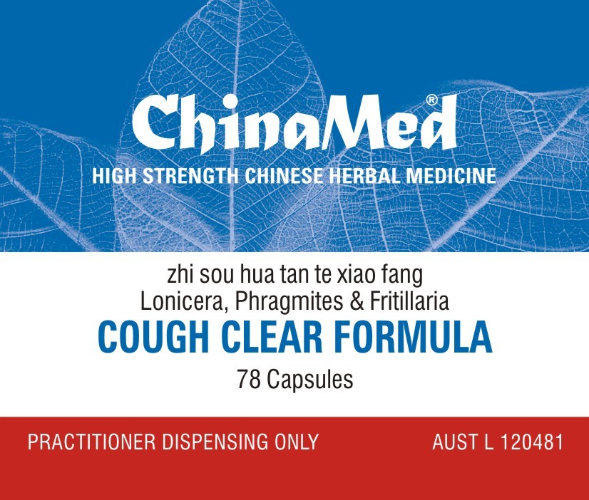 COUGH CLEAR Formula - Lonicera, Phragmites & Fritillaria - zhi sou hua tan te xiao fang