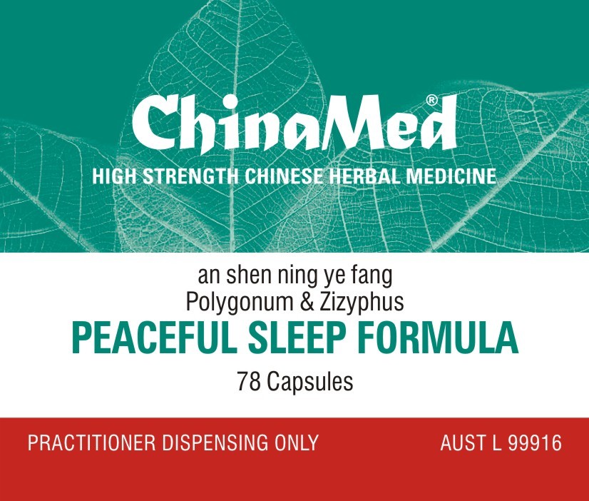 PEACEFUL SLEEP Formula - Polygonum & Zizyphus - an shenning ye fang